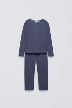 Niños ZARA 6 - 14 Años·Pijamas|6 - 14 Años·Pijamas<6 -14 AÑOS/ PIJAMA LISO POINTELLE