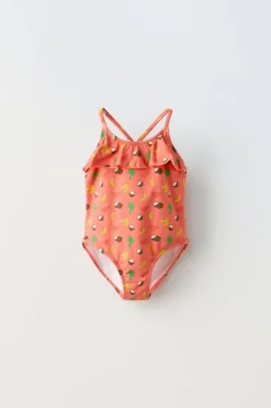 Niños ZARA 1½ - 6 Años·Accesorios<2-6 AÑOS/ BAÑADOR VOLANTE PLAYITA