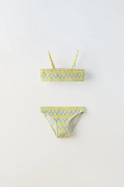 Niños ZARA 6 - 14 Años·Accesorios<6-14 AÑOS/ BIKINI ESTAMPADO GOMAS