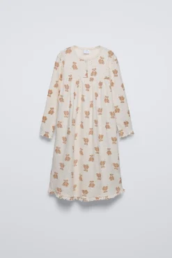 Niños ZARA 6 - 14 Años·Pijamas<6-14 AÑOS/ CAMISÓN OSITOS