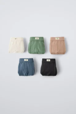 Niños ZARA 6 - 14 Años·Ropa Interior / Calcetines<6-14 AÑOS/ PACK CINCO BÓXER ETIQUETA