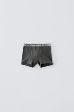 Niños ZARA 6 - 14 Años·Ropa Interior / Calcetines<6-14 AÑOS/ PACK CINCO BÓXER TEXTO