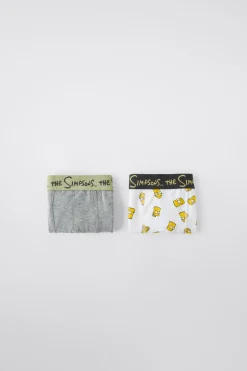Niños ZARA 6 - 14 Años·Ropa Interior / Calcetines<6-14 AÑOS/ PACK DOS BOXERS THE SIMPSONS ™