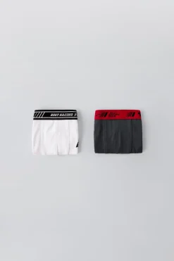 Niños ZARA 6 - 14 Años·Ropa Interior / Calcetines<6-14 AÑOS/ PACK DOS BÓXER MOTO GP ™