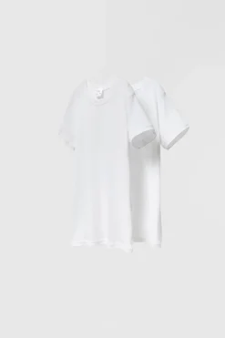 Niños ZARA 6 - 14 Años·Camisetas|6 - 14 Años·Ropa Interior / Calcetines<6-14 AÑOS/ PACK DOS CAMISETAS BÁSICAS