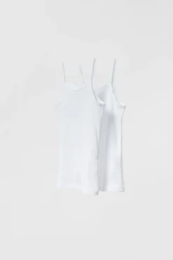 Niños ZARA 6 - 14 Años·Camisetas|6 - 14 Años·Ropa Interior / Calcetines<6-14 AÑOS/ PACK DOS CAMISETAS TIRANTES