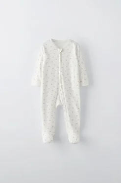 Niños ZARA 0 - 6 Meses·Ropa Interior / Pijamas|6 - 18 Meses·Ropa Interior / Pijamas<0-1 AÑOS/ PACK DOS PIJAMAS ENTEROS FLORES