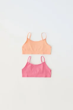 Niños ZARA 6 - 14 Años·Ropa Interior / Calcetines<8-14 AÑOS/ PACK DOS TOPS SEAMLESS