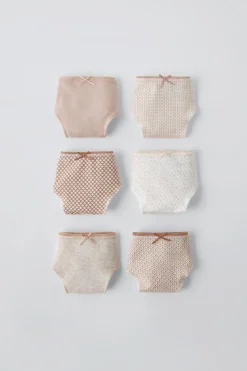 Niños ZARA 6 - 14 Años·Ropa Interior / Calcetines<6-14 AÑOS/ PACK SEIS BRAGUITAS ESTAMPADO