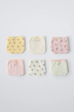 Niños ZARA 1½ - 6 Años·Ropa Interior / Calcetines<2-6 AÑOS/ PACK SEIS BRAGUITAS UNICORNIOS