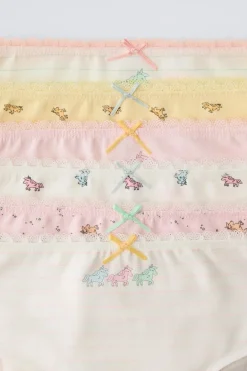 Niños ZARA 1½ - 6 Años·Ropa Interior / Calcetines<2-6 AÑOS/ PACK SEIS BRAGUITAS UNICORNIOS