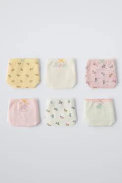 Niños ZARA 1½ - 6 Años·Ropa Interior / Calcetines<2-6 AÑOS/ PACK SEIS BRAGUITAS UNICORNIOS