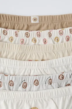 Niños ZARA 1½ - 6 Años·Ropa Interior / Calcetines|Accesorios / Zapatos / 0 - 14 Años<2-6 AÑOS/ PACK SEIS SLIPS LEONES