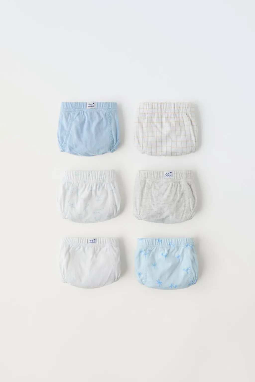 Niños ZARA 1½ - 6 Años·Ropa Interior / Calcetines|Accesorios / Zapatos / 0 - 14 Años<2-6 AÑOS/ PACK SEIS SLIPS PALMERAS