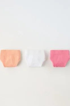 Niños ZARA 6 - 14 Años·Ropa Interior / Calcetines<8-14 AÑOS/ PACK TRES BRAGUITAS SEAMLESS