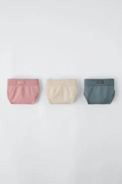 Niños ZARA 6 - 14 Años·Ropa Interior / Calcetines<8-14 AÑOS/ PACK TRES BRAGUITAS SEAMLESS
