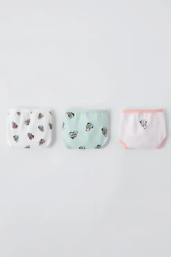 Niños ZARA 1½ - 6 Años·Licencias|1½ - 6 Años·Ropa Interior / Calcetines<2-6 AÑOS/ PACK TRES BRAGUITAS MINNIE MOUSE © DISNEY