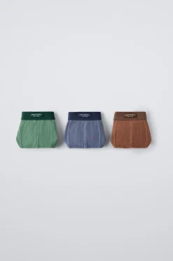Niños ZARA 6 - 14 Años·Ropa Interior / Calcetines<6-14 AÑOS/ PACK TRES BÓXER RIB ETIQUETA