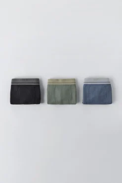 Niños ZARA 6 - 14 Años·Ropa Interior / Calcetines<8-14 AÑOS/ PACK TRES BÓXER SEAMLESS