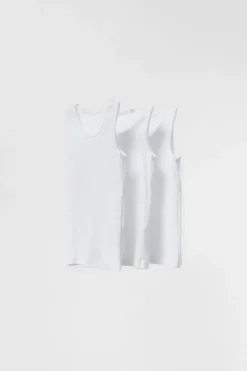 Niños ZARA 1½ - 6 Años·Camisetas|1½ - 6 Años·Ropa Interior / Calcetines<2-6 AÑOS/ PACK TRES CAMISETAS BÁSICAS