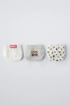 Niños ZARA 1½ - 6 Años·Licencias|1½ - 6 Años·Ropa Interior / Calcetines<2-6 AÑOS/ PACK TRES SLIPS AVENGERS © MARVEL