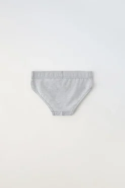 Niños ZARA 6 - 14 Años·Ropa Interior / Calcetines<6-14 AÑOS/ PACK TRES SLIPS TEXTO