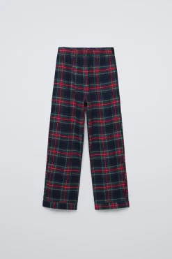 Niños ZARA 6 - 14 Años·Pijamas|6 - 14 Años·Pijamas<6-14 AÑOS/ PIJAMA CUADROS FRANELA