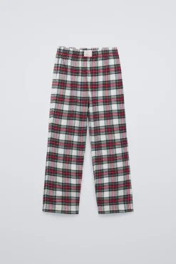 Niños ZARA 6 - 14 Años·Pijamas|6 - 14 Años·Pijamas<6-14 AÑOS/ PIJAMA CUADROS ÁRBOL