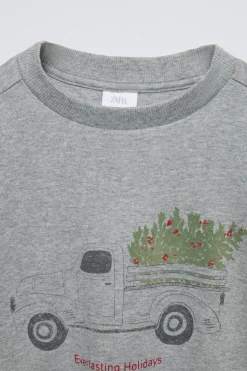 Niños ZARA 6 - 14 Años·Pijamas|6 - 14 Años·Pijamas<6-14 AÑOS/ PIJAMA CUADROS ÁRBOL