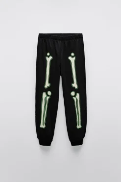 Niños ZARA 6 - 14 Años·Pijamas|6 - 14 Años·Pijamas<6-14 AÑOS/ PIJAMA ESQUELETO GLOW IN THE DARK