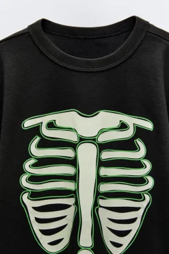 Niños ZARA 6 - 14 Años·Pijamas|6 - 14 Años·Pijamas<6-14 AÑOS/ PIJAMA ESQUELETO GLOW IN THE DARK