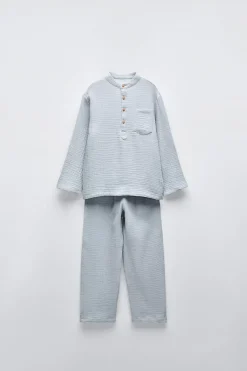 Niños ZARA 1½ - 6 Años·Pijamas|1½ - 6 Años·Pijamas<3-6 AÑOS/ PIJAMA TEXTURA PANADERO