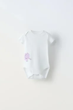 Niños ZARA 1½ - 6 Años·Ropa Interior / Calcetines|1½ - 6 Años·Ropa Interior / Calcetines<1 MESES - 3 AÑOS/ PACK CINCO BODIES ANIMALITOS