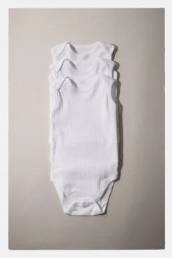 Niños ZARA 1½ - 6 Años·Ropa Interior / Calcetines|1½ - 6 Años·Ropa Interior / Calcetines<6 MESES - 3 AÑOS/ PACK TRES BODIES CUELLO REDONDO