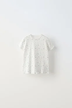 Niños ZARA 1½ - 6 Años·Pijamas<18 MESES - 6 AÑOS/ PIJAMA CALADOS FLORECITAS