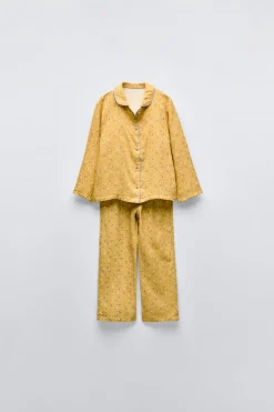 Niños ZARA 1½ - 6 Años·Pijamas<3-6/ PIJAMA CAMISERO FLORES