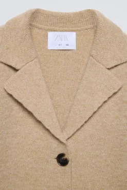 Niños ZARA 6 - 14 Años·Abrigos|6 - 14 Años·Punto<ABRIGO 100% LANA