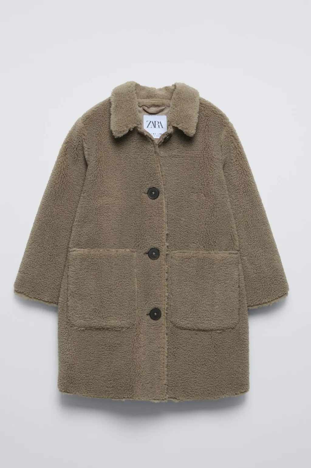 Niños ZARA 6 - 14 Años·Abrigos<ABRIGO BORREGUILLO DOBLE FAZ