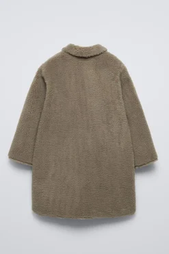 Niños ZARA 6 - 14 Años·Abrigos<ABRIGO BORREGUILLO DOBLE FAZ