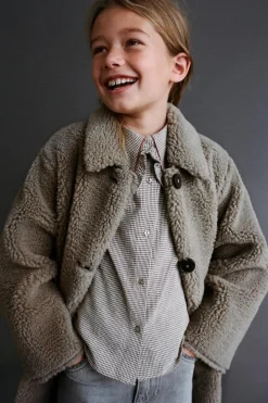Niños ZARA 6 - 14 Años·Abrigos<ABRIGO BORREGUILLO DOBLE FAZ
