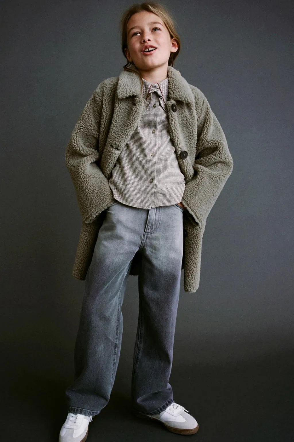 Niños ZARA 6 - 14 Años·Abrigos<ABRIGO BORREGUILLO DOBLE FAZ