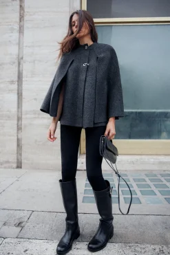 Online ABRIGO CAPA PUNTO Mujer Abrigos / Anoraks|Chaquetas / Cazadoras