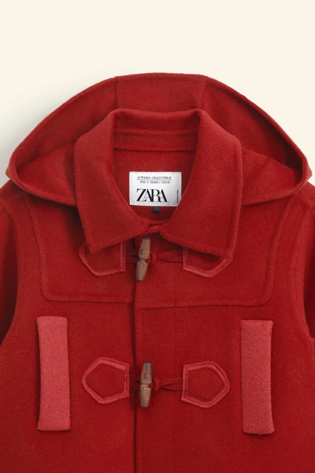 Niños ZARA 6 - 14 Años·Abrigos<ABRIGO CON LANA ALAMARES LIMITED EDITION