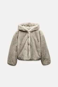 Discount ABRIGO CORTO EFECTO PELO Mujer Abrigos / Anoraks