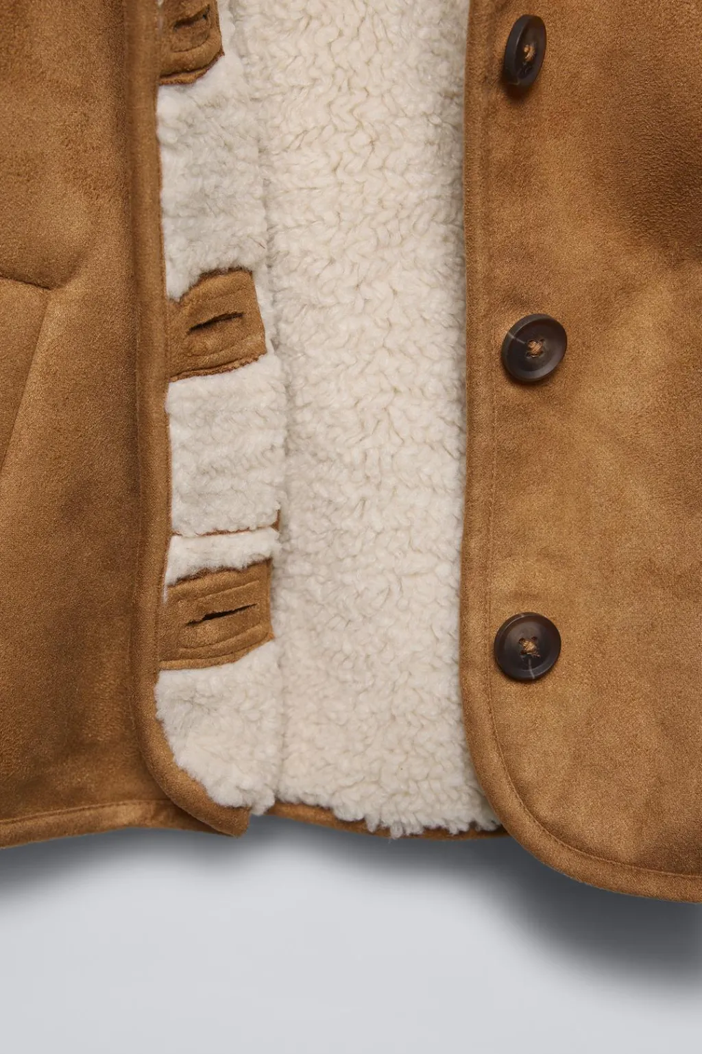 Niños ZARA 1½ - 6 Años·Abrigos|6 - 18 Meses·Abrigos / Buzos<ABRIGO DOBLE FAZ CAPUCHA