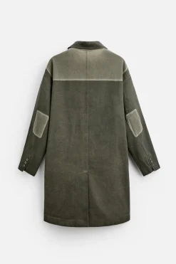 Best ABRIGO LAVADO COLOR BLOCK Hombre Cazadoras|Abrigos / Gabardinas