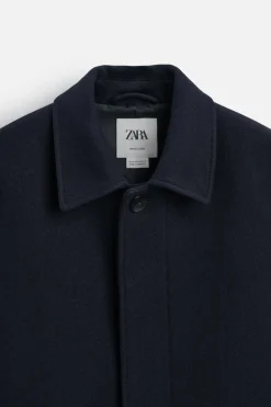 Best ABRIGO MEZCLA LANA ESTRUCTURA Hombre Cazadoras|Abrigos / Gabardinas