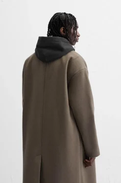 Fashion ABRIGO OVERSIZE FIT Hombre Cazadoras|Abrigos / Gabardinas