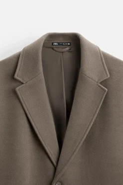 Fashion ABRIGO OVERSIZE FIT Hombre Cazadoras|Abrigos / Gabardinas