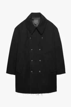 Sale ABRIGO OVERSIZE FIT LANA X STEFANO PILATI Hombre Cazadoras|Abrigos / Gabardinas